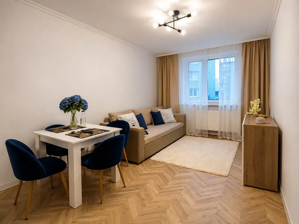 2 pokoje/43 m²  Broniewskiego/parter po remoncie