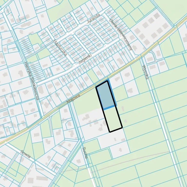 Otwock 3800 m²|Las,działka,media,25 min do Waw