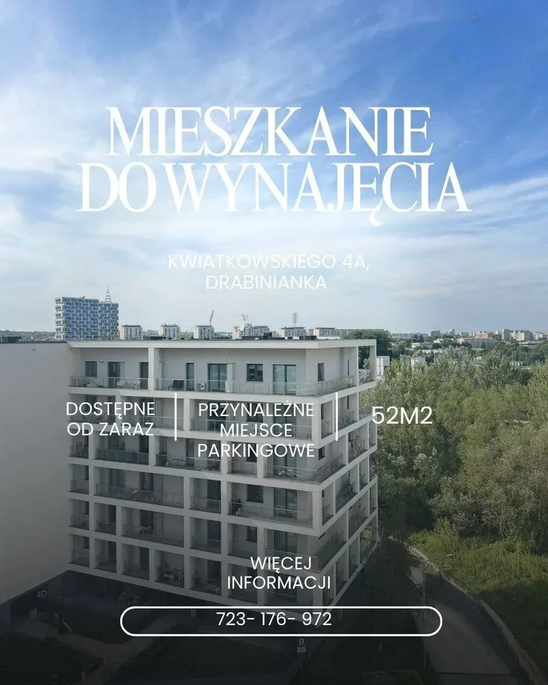 Do wynajęcia | 3 pokojowe mieszkanie | Drabinianka